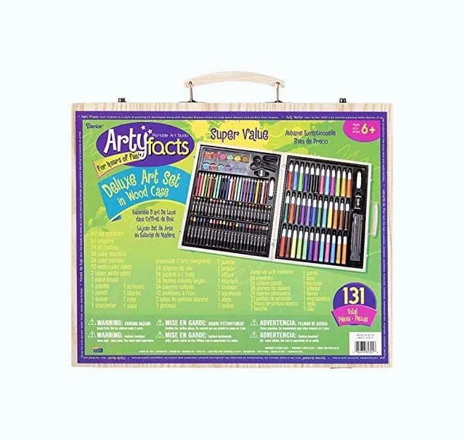 Product Image of the Darice 131-Piece Deluxe Art Set