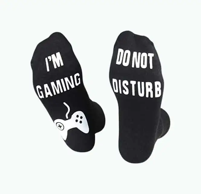 Product Image of the Do Not Disturb Gaming Socks