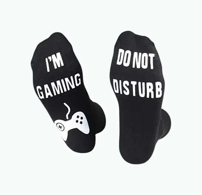 Product Image of the Do Not Disturb I'm Gaming Socks