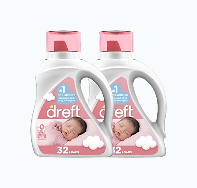 Product Image of the Dreft Stage 1: Newborn Hypoallergenic Baby Laundry Detergent Liquid Soap (HE),...