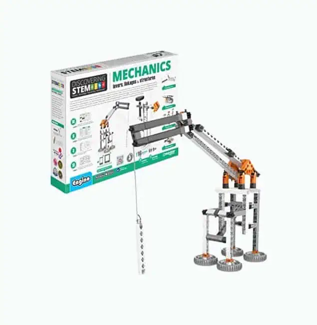Product Image of the Engino Levers, Linkages & Structures Building Kit