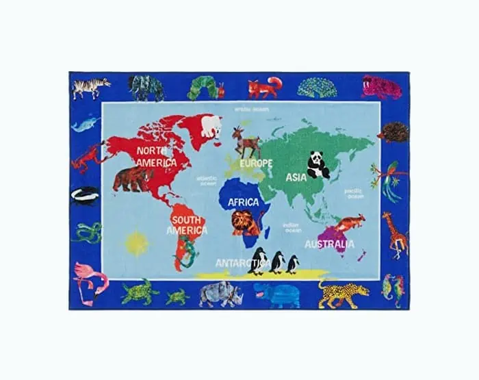 Product Image of the Eric Carle Elementary World Map