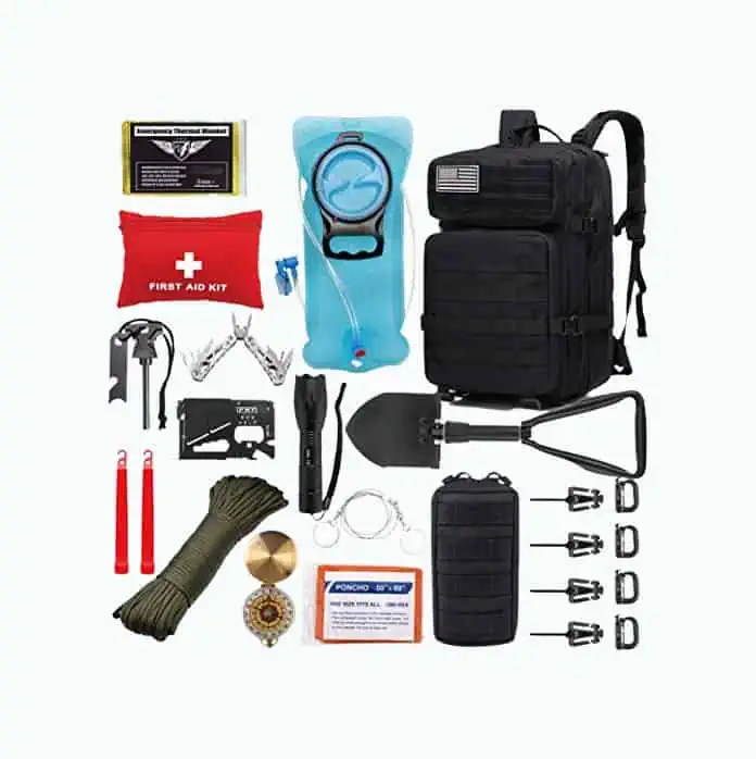 Product Image of the Everlit: 42L Tactical Backpack Survival Kit