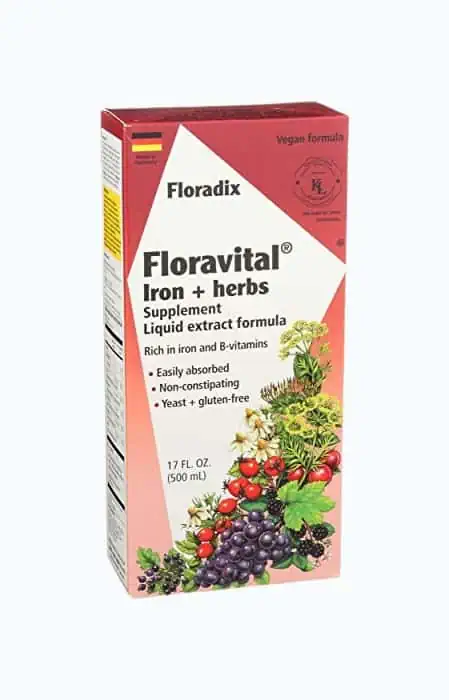 Product Image of the Floravital Liquid Iron Supplement