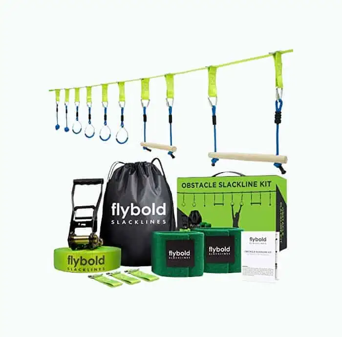 Product Image of the Flybold: 40-Foot Obstacle Course/ Slackline Kit