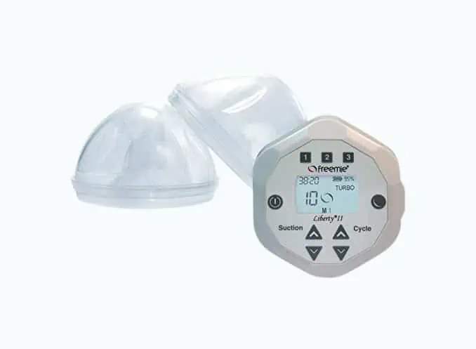 Product Image of the Freemie Liberty II Deluxe Hands-Free Wearable Breast Pump System for Discreet...