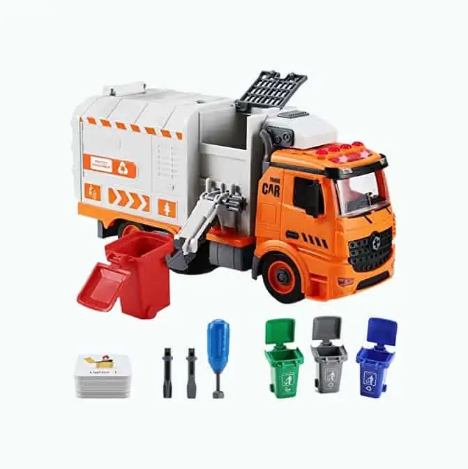 Product Image of the Friction-Powered Garbage Truck