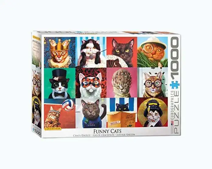 Product Image of the Funny Cats 1000-Piece Puzzle