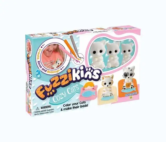 Product Image of the Fuzzikins Cozy Cats Playset