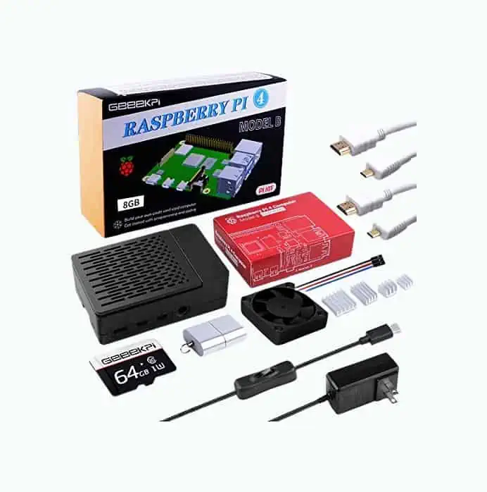 Product Image of the GeeekPi: Raspberry Pi 4 8GB Starter Kit