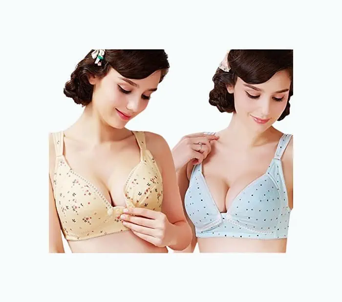 Product Image of the Gepai Wire-free Front Button Maternity Bra