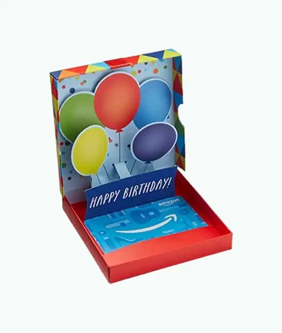 Product Image of the Gift Card in Pop-Up Box