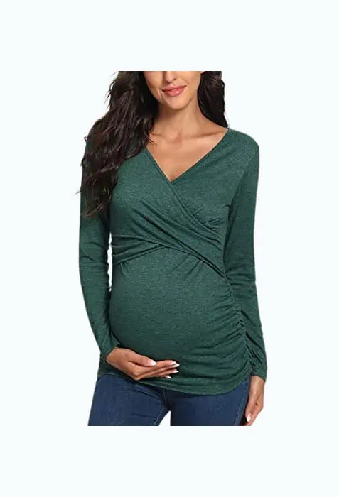Product Image of the Glampunch Long Sleeve Nursing Top