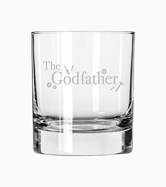 Product Image of the Godfather Engraved Whiskey Glass