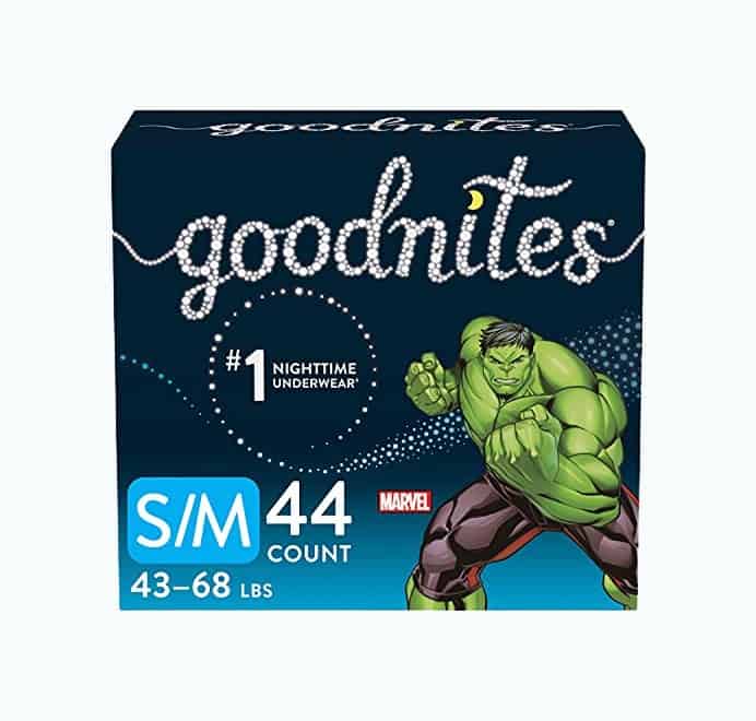 Product Image of the Goodnites Bedwetting Underwear for Boys, S/M, Discreet, Small/Medium, 22 Count...