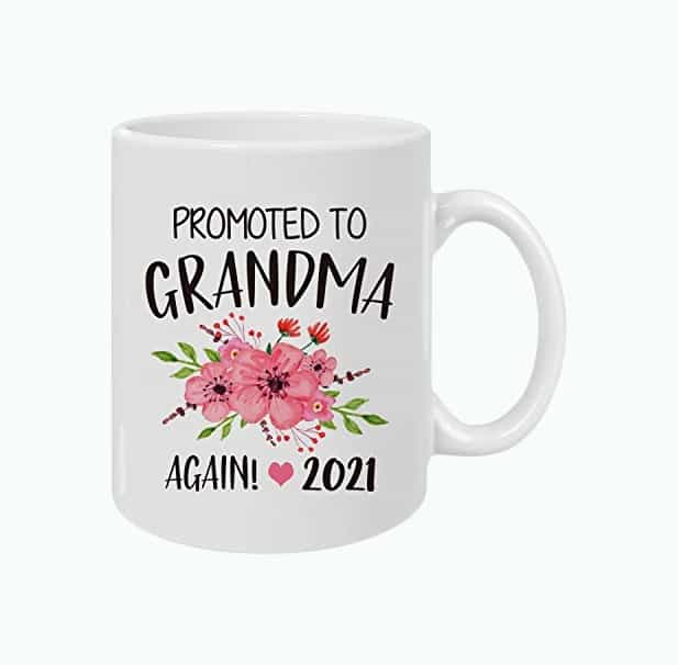 Product Image of the Greatingreat Promoted To Grandma 2021 Coffee Mug - Promoted To Grandma Again...