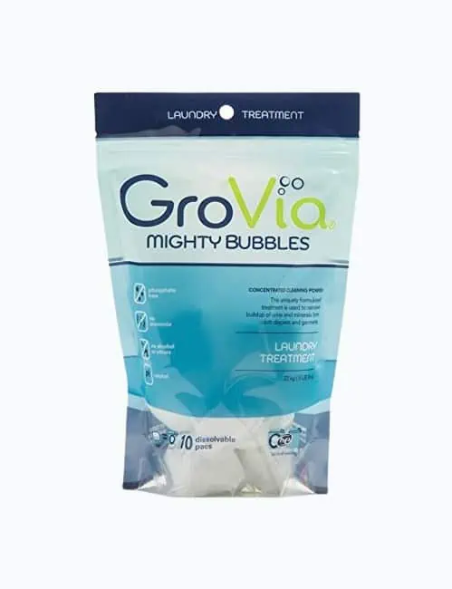 Product Image of the GroVia Mighty Bubbles Laundry Treatment for Baby Cloth Diapers (10 Count)