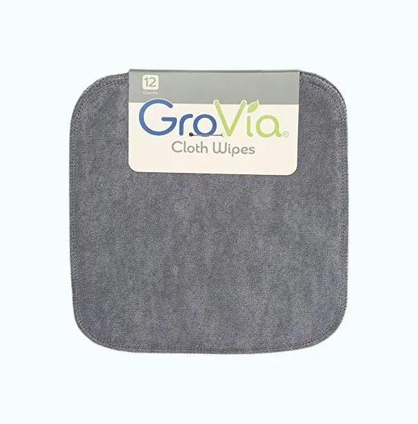 Product Image of the GroVia Reusable Cloth Diaper Wipes