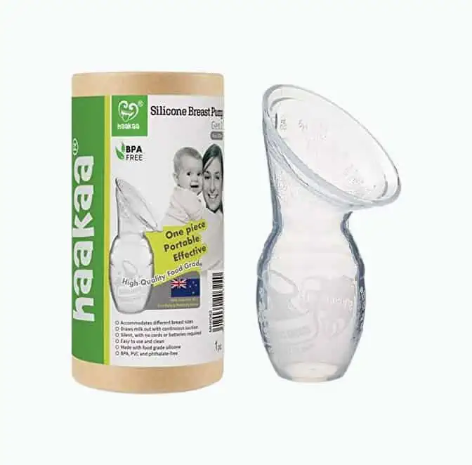 Product Image of the Haakaa Silicone Manual Breast Pump