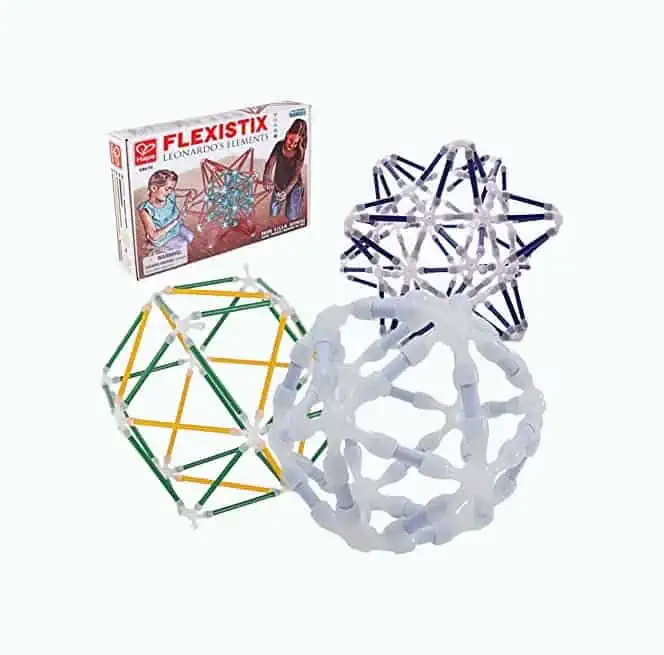 Product Image of the Hape Flexistix Leonardo’s Elements Construction Toy, STEM Toys, Building Toy...