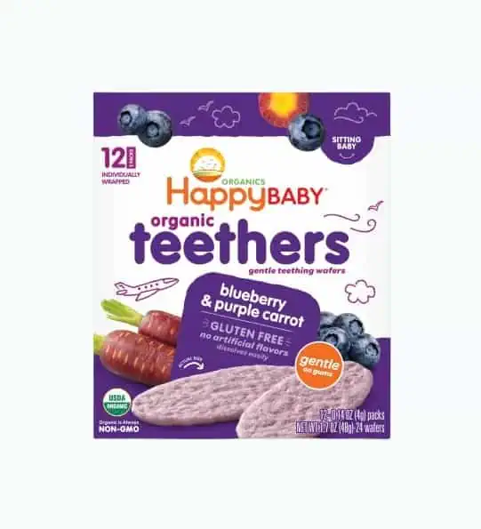 Product Image of the Happy Baby Teething Wafers