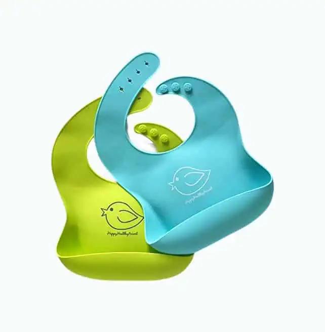 Product Image of the Happy Healthy Parent Silicone Bibs