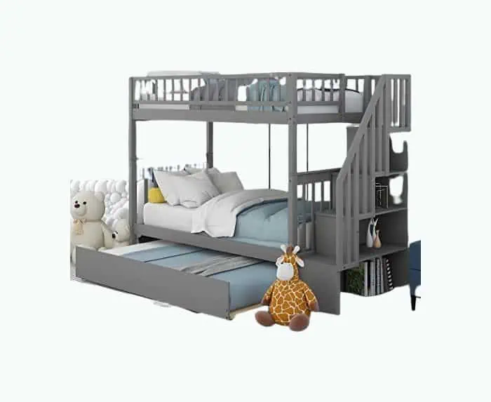 Product Image of the Harper & Bright Trundle Bunk Bed