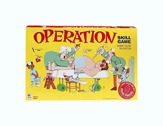 Product Image of the Hasbro Operation Electronic Board Game