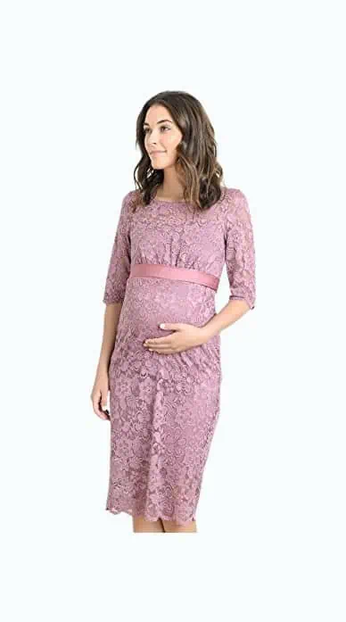 Product Image of the Hello Miz Lace Maternity Dress