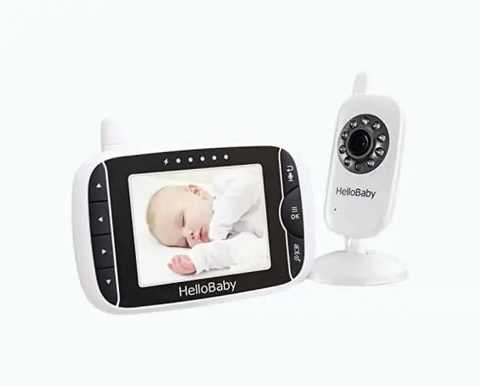 Product Image of the HelloBaby 3.2 Inch Video Baby Monitor with Night Vision & Temperature Sensor,...