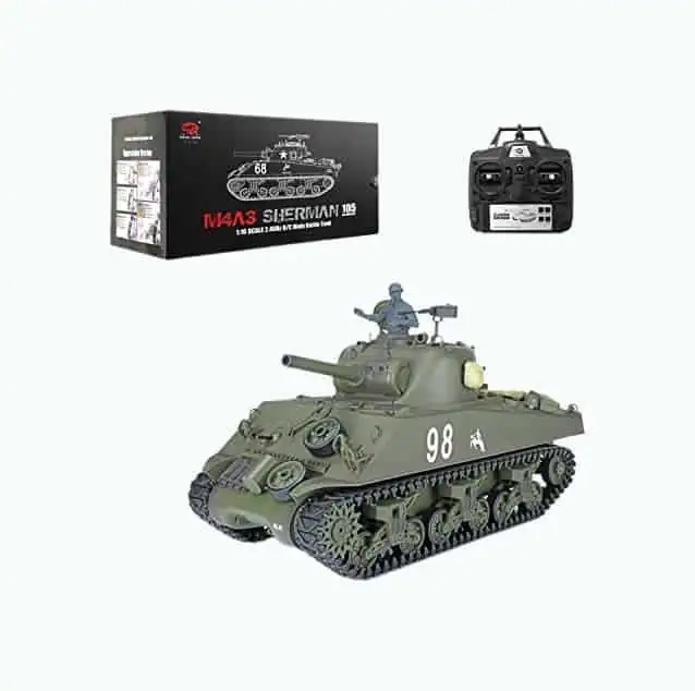 Product Image of the Heng 1:16 Scale Sherman Tank