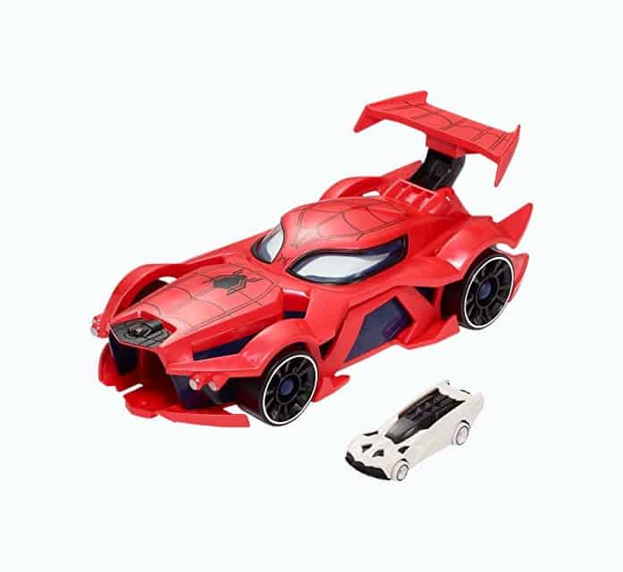 Product Image of the Hot Wheels Spiderman Car Launch