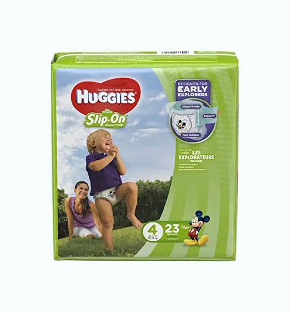 Product Image of the Huggies Little Movers Slip-On Diaper Pants - Size 3 16-28lbs(7-13kg) 29 count