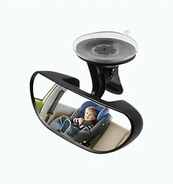 Infant car mirror outlet no headrest