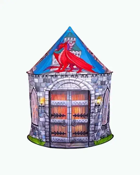 Product Image of the ImpiriLux Knight & Dragon Castle Play Tent