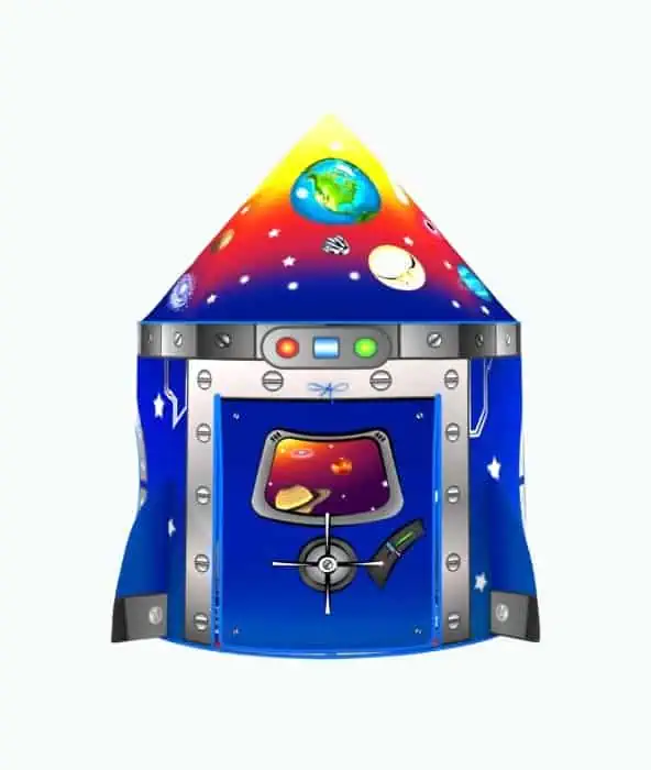 Product Image of the ImpiriLux Rocket Ship Tent Playhouse