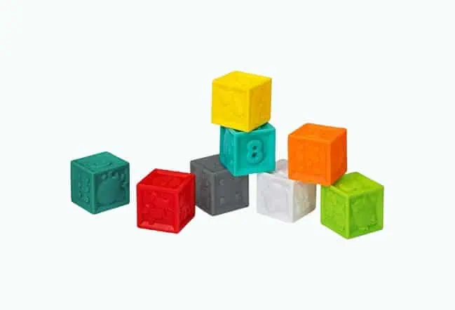 Product Image of the Infantino Squeeze and Stack Blocks