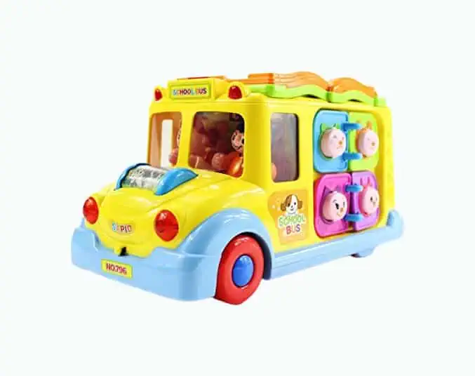 Product Image of the Intellectual Musical School Bus Toy