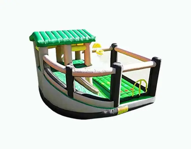Product Image of the Island Hopper Fort Bounce House