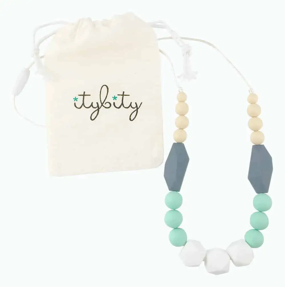 Product Image of the Itybity Baby Silicone Teething Necklace