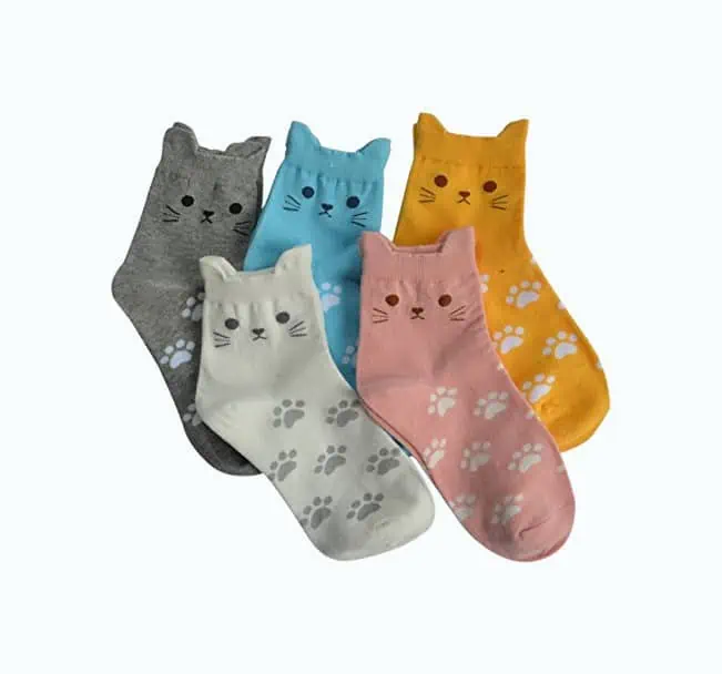 Product Image of the Jeasona: Women's Cute Cat Socks