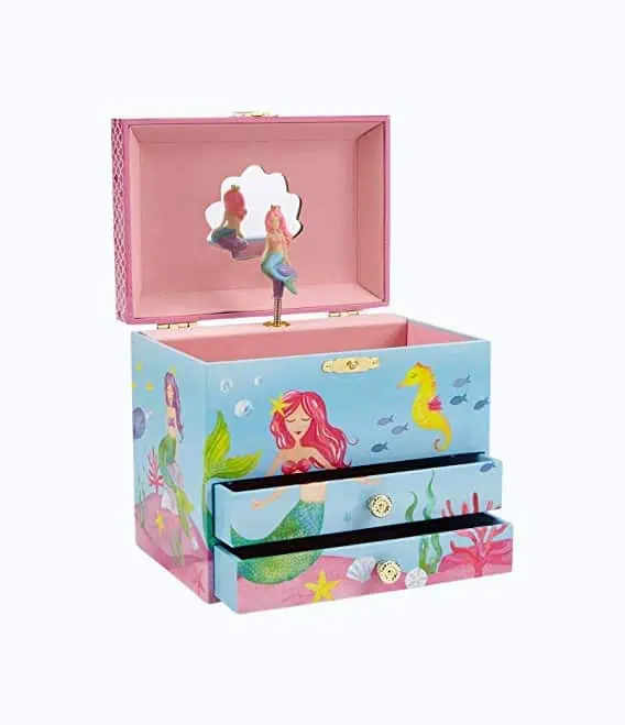 Product Image of the Jewelkeeper Mermaid Music Jewelry Box