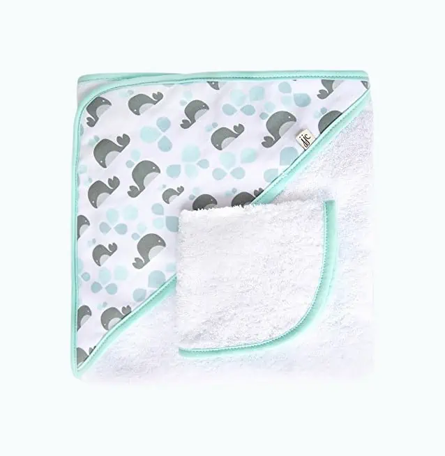 Product Image of the Jj Cole Two-Piece Hooded Baby Bath Towel Set