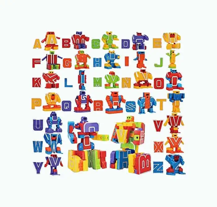 Product Image of the Joyin Alphabet Transforming Robots