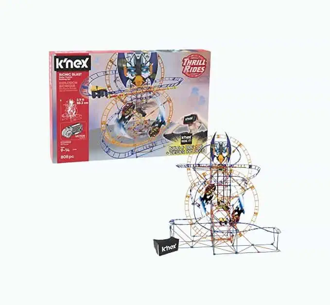 Product Image of the K'NEX Bionic Blast Roller Coaster