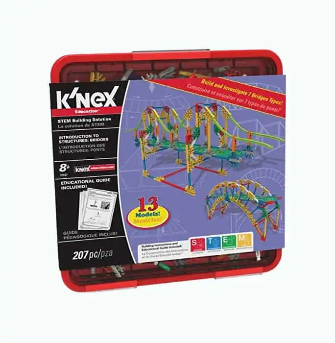 Product Image of the K’NEX Education Building Bridges Set