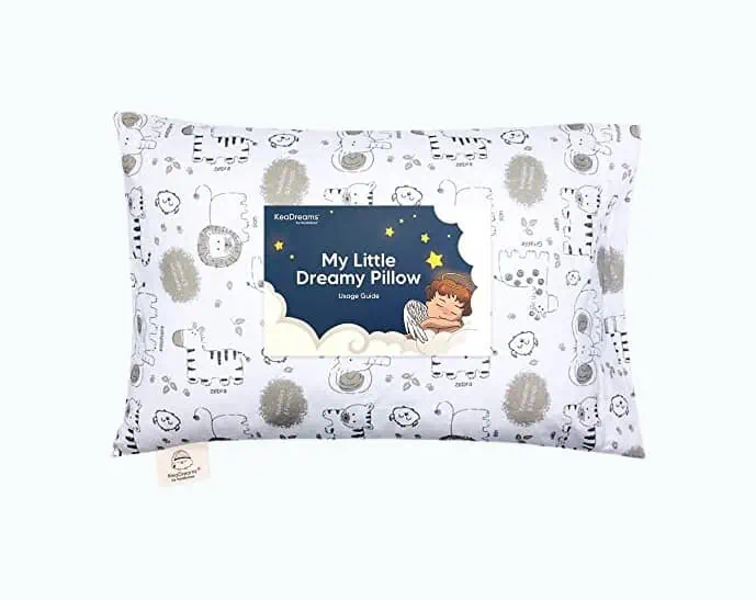 Product Image of the KeaBabies Hypoallergenic Toddler Pillow With Pillow Case