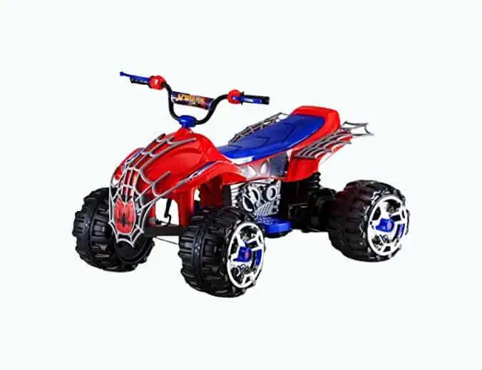 Product Image of the Kid Trax Spiderman Battery-Powered ATV
