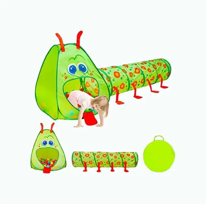Product Image of the Kiddey Caterpillar Play Tunnel