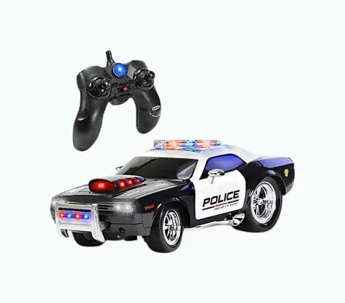 Product Image of the KidiRace Remote Control Police Car